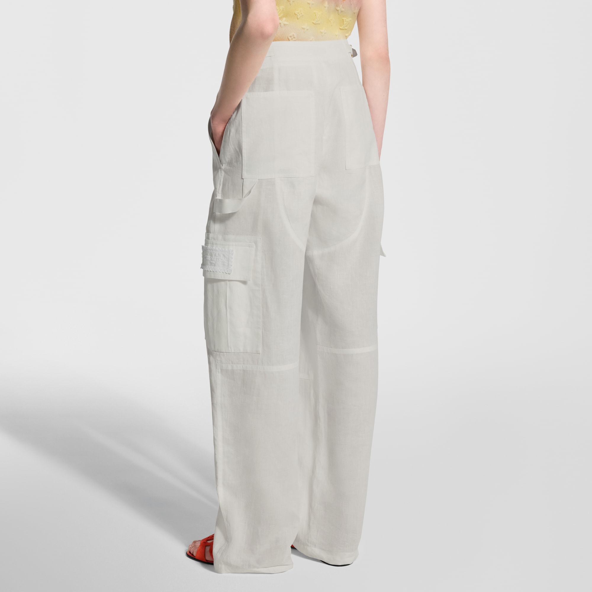 Linen Cargo Pants - Women - Ready-to-Wear | LOUIS VUITTON ®